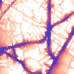 Daytime road noise heatmap for SE11 5DQ