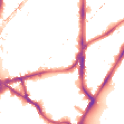Night-time road noise heatmap for SE11 5DQ