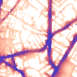 Daytime road noise heatmap for SE11 5PE