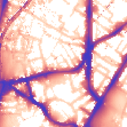 Daytime road noise heatmap for SE11 5PY