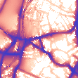 Daytime road noise heatmap for SE11 5QY