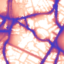 Daytime road noise heatmap for SE11 5SN