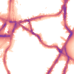 Night-time road noise heatmap for SE11 5SN