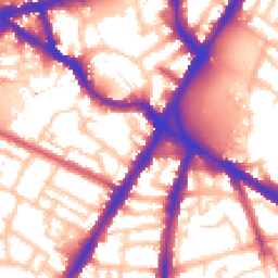 Daytime road noise heatmap for SE11 5TL