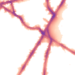 Night-time road noise heatmap for SE11 5TL