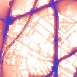 Daytime road noise heatmap for SE11 6BD