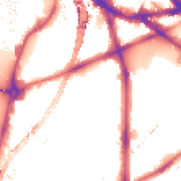 Night-time road noise heatmap for SE11 6DF