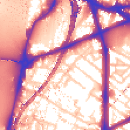Daytime road noise heatmap for SE11 6NH