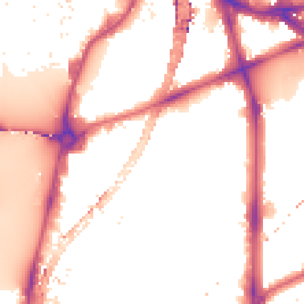 Night-time road noise heatmap for SE11 6NN