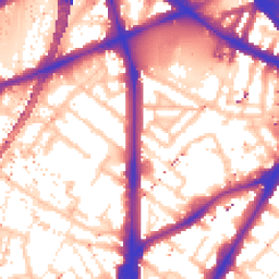 Daytime road noise heatmap for SE11 6SR