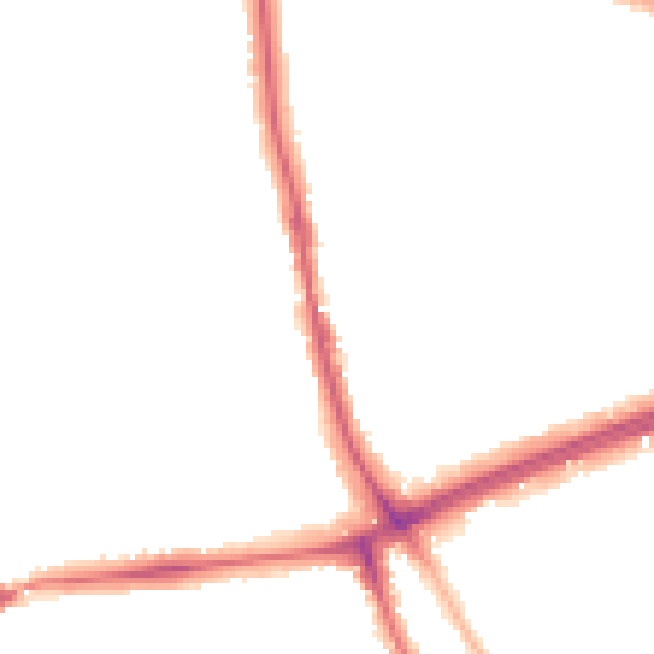 Night-time road noise heatmap for SE12 0AA