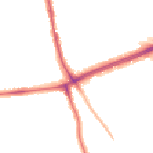 Night-time road noise heatmap for SE12 0AF