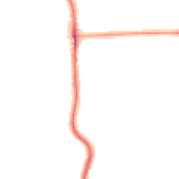 Night-time road noise heatmap for SE12 0AX