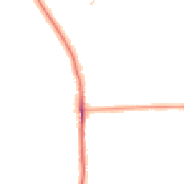 Night-time road noise heatmap for SE12 0BP