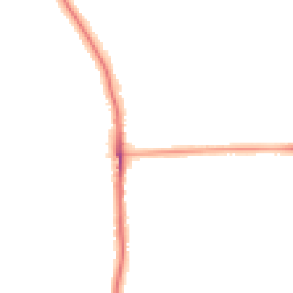 Night-time road noise heatmap for SE12 0BW