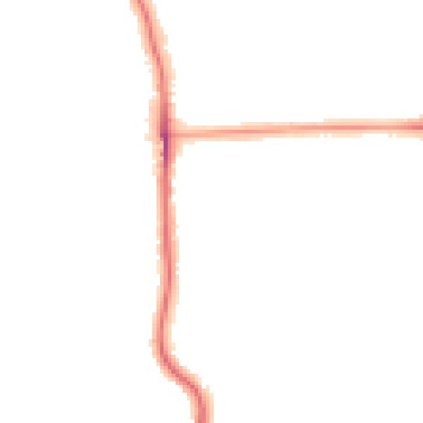 Night-time road noise heatmap for SE12 0EA