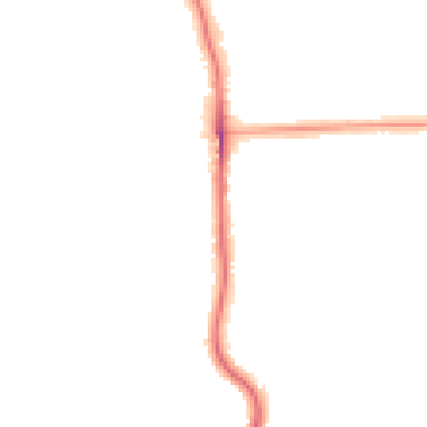 Night-time road noise heatmap for SE12 0EF