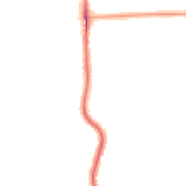 Night-time road noise heatmap for SE12 0EQ