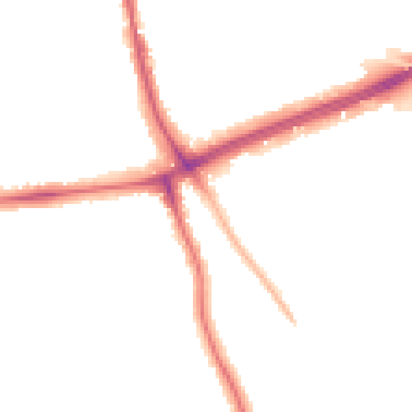 Night-time road noise heatmap for SE12 0HH