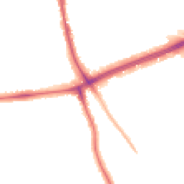 Night-time road noise heatmap for SE12 0HQ