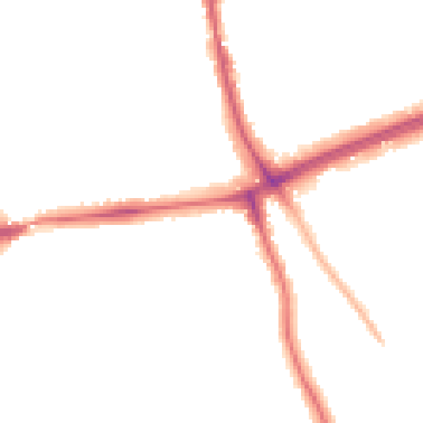 Night-time road noise heatmap for SE12 0RA