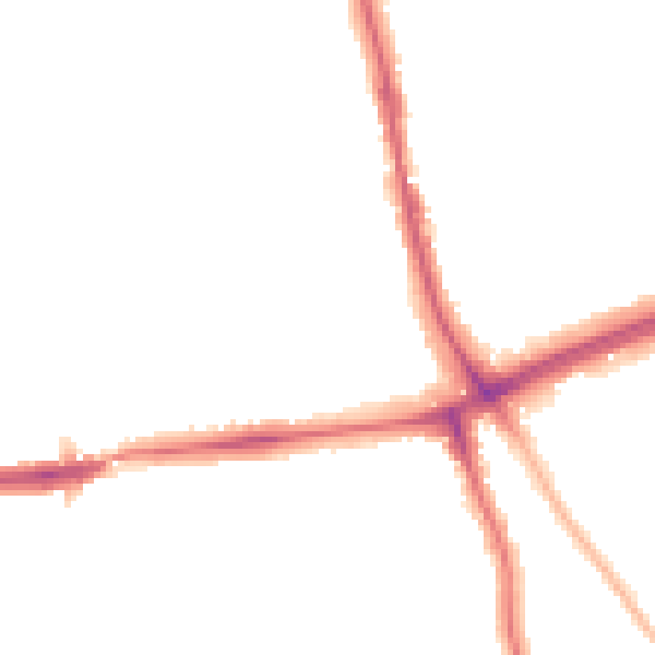 Night-time road noise heatmap for SE12 0SA