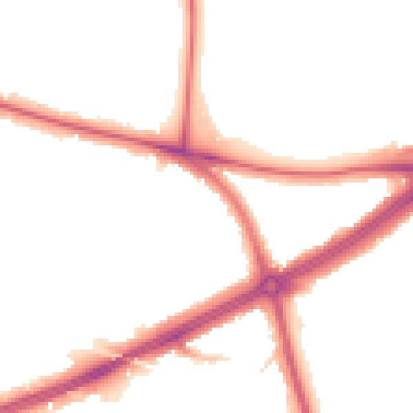 Night-time road noise heatmap for SE12 8BS