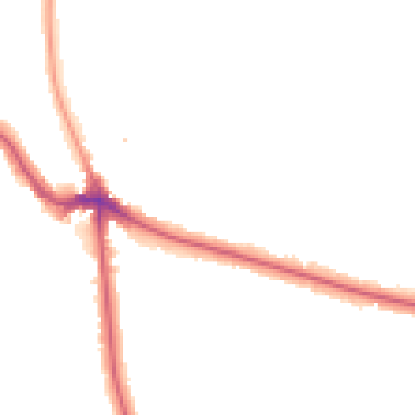 Night-time road noise heatmap for SE12 8DA