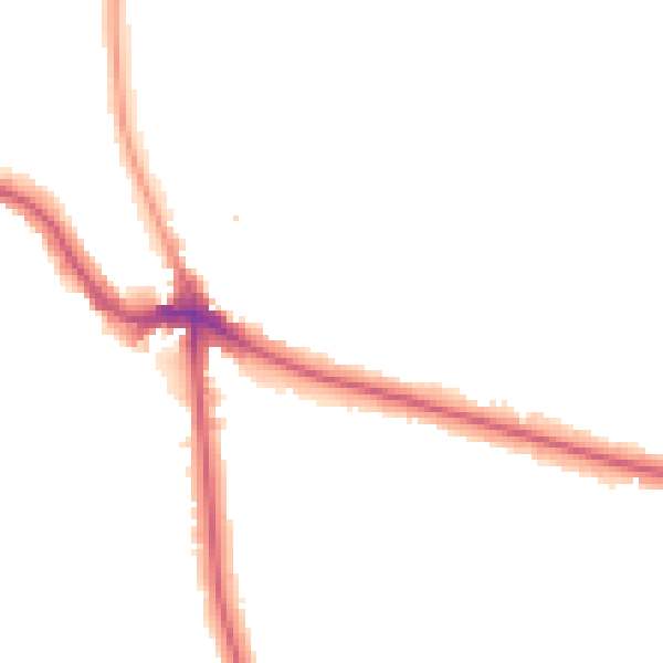 Night-time road noise heatmap for SE12 8ER