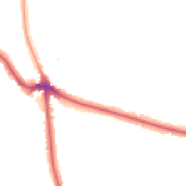 Night-time road noise heatmap for SE12 8EY