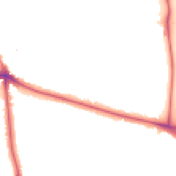 Night-time road noise heatmap for SE12 8HE