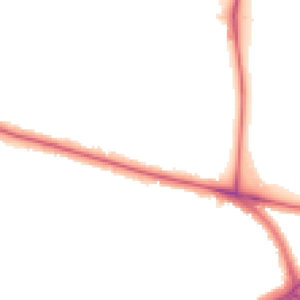 Night-time road noise heatmap for SE12 8HZ