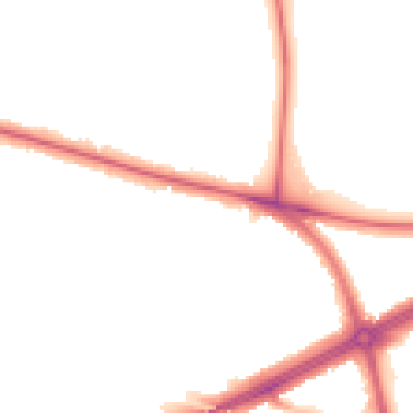 Night-time road noise heatmap for SE12 8UP