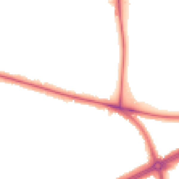 Night-time road noise heatmap for SE12 8UQ