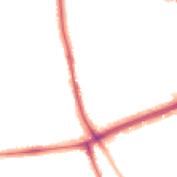 Night-time road noise heatmap for SE12 9HP
