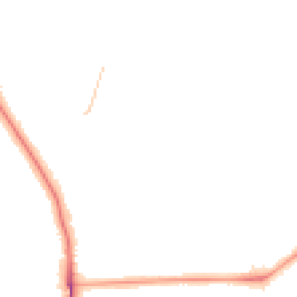 Night-time road noise heatmap for SE12 9PN