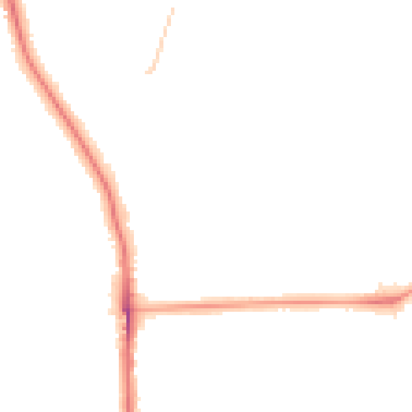 Night-time road noise heatmap for SE12 9PX