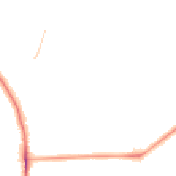 Night-time road noise heatmap for SE12 9QE