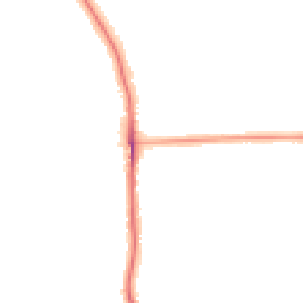 Night-time road noise heatmap for SE12 9TJ