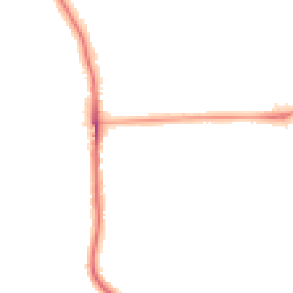 Night-time road noise heatmap for SE12 9TN