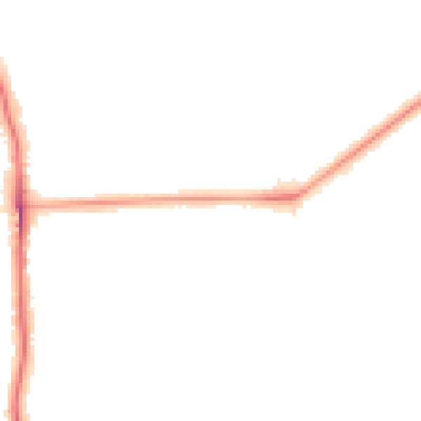 Night-time road noise heatmap for SE12 9TY