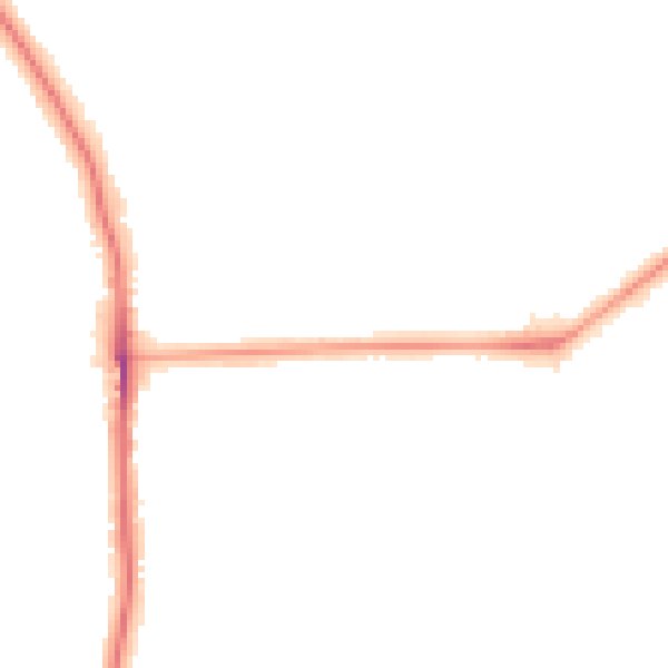 Night-time road noise heatmap for SE12 9UB