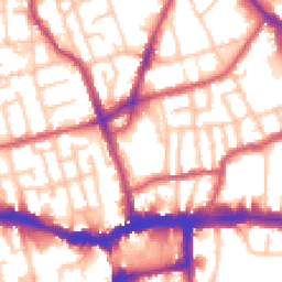 Daytime road noise heatmap for SE15 1AA