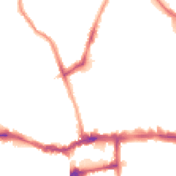 Night-time road noise heatmap for SE15 1AA