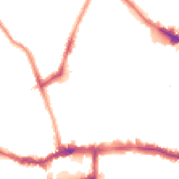 Night-time road noise heatmap for SE15 1AB