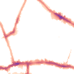 Night-time road noise heatmap for SE15 1AE