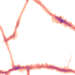 Night-time road noise heatmap for SE15 1AF