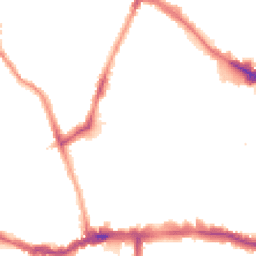 Night-time road noise heatmap for SE15 1AH