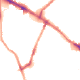 Night-time road noise heatmap for SE15 1AQ