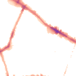 Night-time road noise heatmap for SE15 1AY